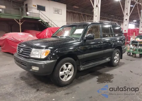 2001 Toyota Land Cruiser from USA, damaged, VIN JTEHT05JX12010743
